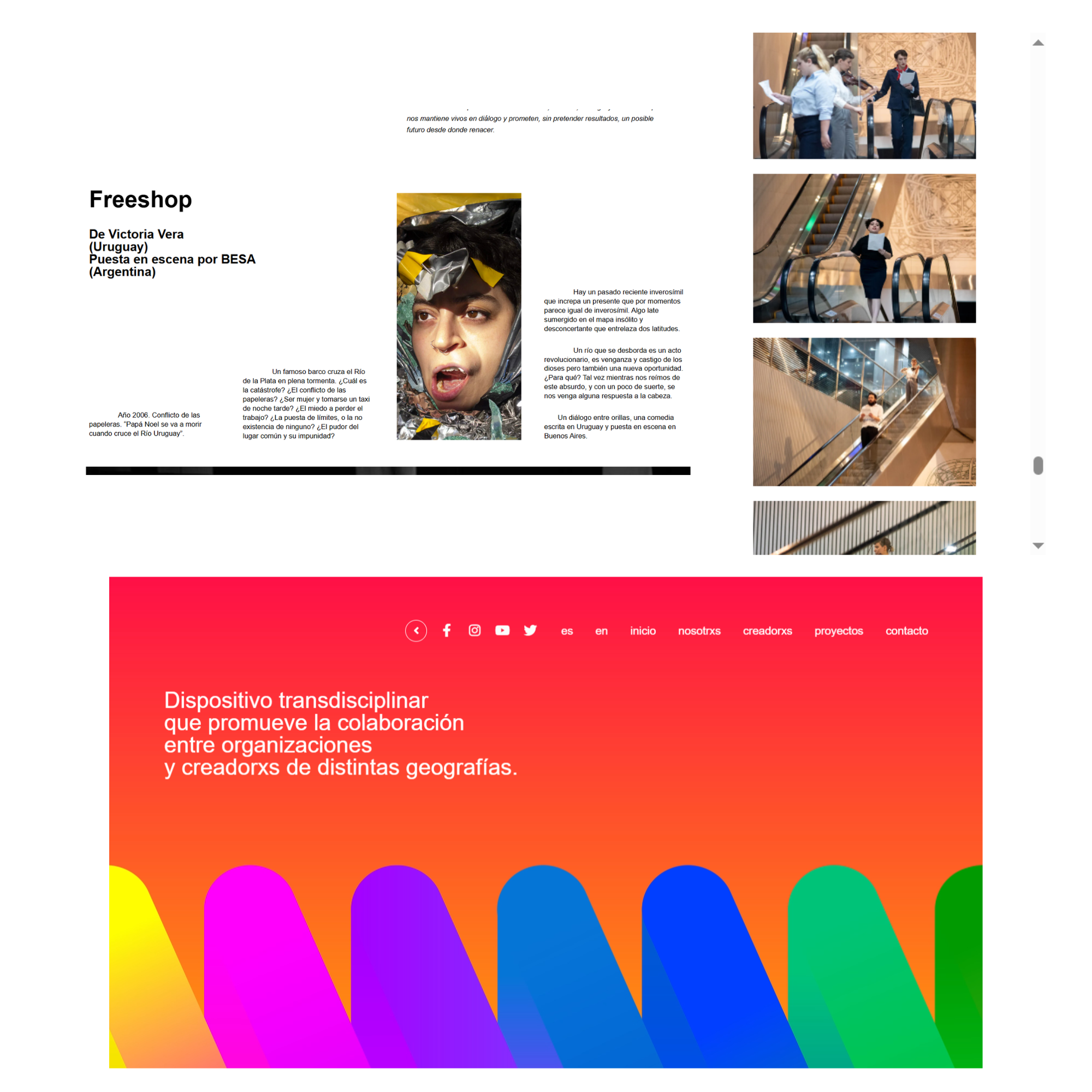 Plataforma Web creada para Plataforma Fluorescente